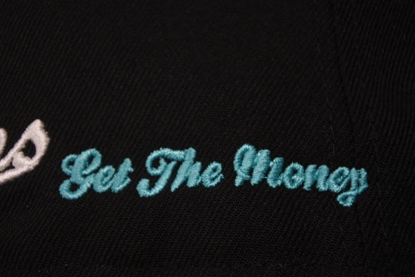 新品未使用 SLOWBUCKS スローバックス CEO Slow GET THE MONEY ゲットザマニー NEWERA ニューエラ キャップ サイズ7 1/4 中古 4b009425