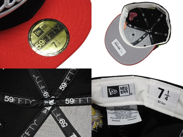 新品未使用 SLOWBUCKS スローバックス CEO Slow GET THE MONEY ゲットザマニー NEWERA ニューエラ キャップ サイズ7 1/4 中古 4b009425