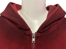 画像をギャラリービューアに読み込む, 新品未使用 SLOWBUCKS スローバックス ジップアップフーディー パーカー サイズL レッド グラデーション 刺繍 中古 4b009442