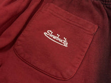 画像をギャラリービューアに読み込む, 新品未使用 SLOWBUCKS スローバックス スウェットパンツ サイズM レッド グラデーション 刺繍 中古 4b009451