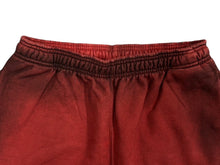Load image into Gallery viewer, 新品未使用 SLOWBUCKS スローバックス スウェットパンツ サイズL レッド グラデーション 刺繍 中古 4b009454