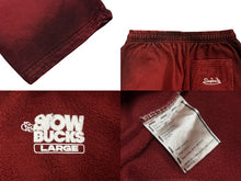 画像をギャラリービューアに読み込む, 新品未使用 SLOWBUCKS スローバックス スウェットパンツ サイズL レッド グラデーション 刺繍 中古 4b009453