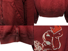 Load image into Gallery viewer, 新品未使用 SLOWBUCKS スローバックス スウェットパンツ サイズXXL レッド グラデーション 刺繍 中古 4b009461