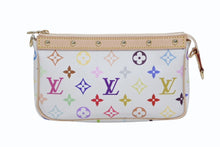 画像をギャラリービューアに読み込む, 新品未使用 LOUIS VUITTON ルイヴィトン 村上隆 TM ポシェット 24年 アクセソワール M13404 ホワイト 中古 4b009464