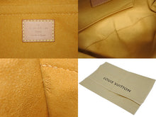 画像をギャラリービューアに読み込む, 極美品 LOUIS VUITTON ルイヴィトン ミニプリーティ ハンドバッグ M95050 モノグラムデニム レザー ブルー 中古 4b009467