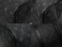 画像をギャラリービューアに読み込む, 新品同様 LOUIS VUITTON ルイヴィトン キーポル バンドリエール55 ボストンバッグ M40605 モノグラムエクリプス 中古 4b009470