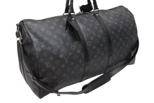 画像をギャラリービューアに読み込む, 新品同様 LOUIS VUITTON ルイヴィトン キーポル バンドリエール55 ボストンバッグ M40605 モノグラムエクリプス 中古 4b009470