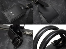 画像をギャラリービューアに読み込む, 新品同様 LOUIS VUITTON ルイヴィトン キーポル バンドリエール55 ボストンバッグ M40605 モノグラムエクリプス 中古 4b009470
