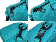 画像をギャラリービューアに読み込む, 極美品 LOUIS VUITTON ルイヴィトン ハンドバッグ バンドリエール25 M11996 モノグラム トリヨン レザー ブルー 中古 4b009475