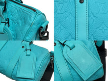 画像をギャラリービューアに読み込む, 極美品 LOUIS VUITTON ルイヴィトン ハンドバッグ バンドリエール25 M11996 モノグラム トリヨン レザー ブルー 中古 4b009475