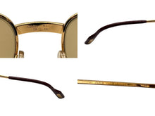 画像をギャラリービューアに読み込む, CARTIER カルティエ オーバル サングラス アイウェア サイズ130 トリニティ ゴールド GP 美品 中古 4b009478