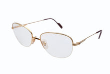 画像をギャラリービューアに読み込む, 極美品 CARTIER カルティエ サングラス メガネ サイズ53□18 135 ボルドー クリア ゴールド シルバー メタル GP 中古 4b009479
