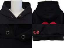 画像をギャラリービューアに読み込む, CHROME HEARTS × MATTY BOY クロムハーツ × マッティボーイ バックチョンパー ホースシュープリント プルオーバー サイズ M 美品 中古 4b009488