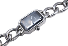 Load image into Gallery viewer, CHANEL シャネル PREMIERE M プルミエール M 腕時計 H0452 黒文字盤 クォーツ シルバー ステンレス 美品 中古 4b009490