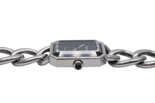 Load image into Gallery viewer, CHANEL シャネル PREMIERE M プルミエール M 腕時計 H0452 黒文字盤 クォーツ シルバー ステンレス 美品 中古 4b009490