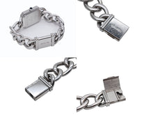 Load image into Gallery viewer, CHANEL シャネル PREMIERE M プルミエール M 腕時計 H0452 黒文字盤 クォーツ シルバー ステンレス 美品 中古 4b009490