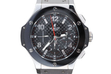 画像をギャラリービューアに読み込む, HUBLOT ウブロ ビッグバン スチールセラミック 44MM 腕時計 301.SB.131.RX 黒文字盤 ステンレススチール ラバー 自動巻き 美品 中古 4b009493