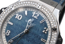 画像をギャラリービューアに読み込む, HUBLOT ウブロ ビッグバン デニム 38MM 腕時計 361.SX.2710.NR.1104.JEANS ステンレススチール ラバー クォーツ 美品 中古 4b009495