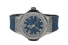 画像をギャラリービューアに読み込む, HUBLOT ウブロ ビッグバン デニム 38MM 腕時計 361.SX.2710.NR.1104.JEANS ステンレススチール ラバー クォーツ 美品 中古 4b009495