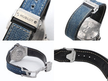 画像をギャラリービューアに読み込む, HUBLOT ウブロ ビッグバン デニム 38MM 腕時計 361.SX.2710.NR.1104.JEANS ステンレススチール ラバー クォーツ 美品 中古 4b009495
