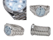 画像をギャラリービューアに読み込む, 極美品 ロレックス ROLEX デイデイト 40 228206 16年ギャラ ブライト プラチナ文字盤 中古 4b009498