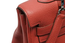 画像をギャラリービューアに読み込む, HERMES エルメス KELLY ケリー 35 2WAY ハンドバッグ 内縫い トゴ ルビー シルバー金具 ◻︎N刻印 (2010年製) 美品 中古 4b009503