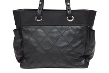 画像をギャラリービューアに読み込む, 新品同様 CHANEL シャネル パリビアリッツ トートバッグMM ココマーク A34209 コーティングキャンバス レザー シルバー金具 中古 4b009506