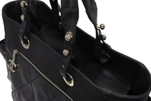 画像をギャラリービューアに読み込む, 新品同様 CHANEL シャネル パリビアリッツ トートバッグMM ココマーク A34209 コーティングキャンバス レザー シルバー金具 中古 4b009506