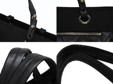 画像をギャラリービューアに読み込む, 新品同様 CHANEL シャネル パリビアリッツ トートバッグMM ココマーク A34209 コーティングキャンバス レザー シルバー金具 中古 4b009506