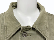 画像をギャラリービューアに読み込む, 極美品 READY MADE レディメイド 24FW ヘリンボーン シャツジャケット RE-CO-KH-00-00-259 サイズ3 ヴィンテージ加工 中古 4b009514