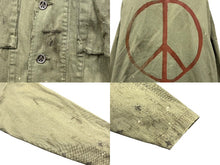 画像をギャラリービューアに読み込む, 極美品 READY MADE レディメイド 24FW ヘリンボーン シャツジャケット RE-CO-KH-00-00-259 サイズ3 ヴィンテージ加工 中古 4b009514