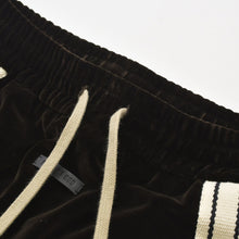 画像をギャラリービューアに読み込む, 極美品 FEAR OF GOD フィアオブゴッド SIDE STRIPE FORUM PANT サイド ストライプ フォルム パンツ ベロア 139190 ブラウン 中古 4b009526