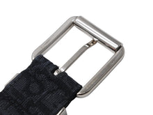 Load image into Gallery viewer, 新品同様 DIOR ディオール オブリーク CD ベルト ベルトストラップ MA121 ネイビー サイズ90 中古 4b009529