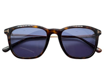 画像をギャラリービューアに読み込む, TOM FORD トムフォード サングラス アイウェア Arnaud-02 TF625-F サイズ56□20 145 べっ甲カラー ブルー ゴールド 美品 中古 4b009530