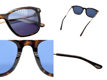 画像をギャラリービューアに読み込む, TOM FORD トムフォード サングラス アイウェア Arnaud-02 TF625-F サイズ56□20 145 べっ甲カラー ブルー ゴールド 美品 中古 4b009530