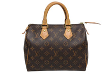 画像をギャラリービューアに読み込む, 極美品 LOUIS VUITTON ルイヴィトン ハンドバッグ スピーディ25 モノグラム M41109 ゴールド金具 中古 4b009533