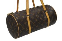 画像をギャラリービューアに読み込む, LOUIS VUITTON ルイヴィトン パピヨン30 ハンドバッグ M51385 筒型 モノグラムキャンバス ブラウン 美品 中古 4b009534