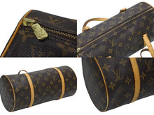 画像をギャラリービューアに読み込む, LOUIS VUITTON ルイヴィトン パピヨン30 ハンドバッグ M51385 筒型 モノグラムキャンバス ブラウン 美品 中古 4b009534