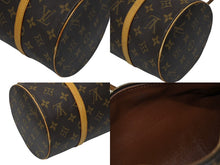 画像をギャラリービューアに読み込む, LOUIS VUITTON ルイヴィトン パピヨン30 ハンドバッグ M51385 筒型 モノグラムキャンバス ブラウン 美品 中古 4b009534