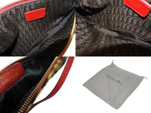 画像をギャラリービューアに読み込む, 極美品 Christian Dior クリスチャンディオール サドルポーチ アクセサリーポーチ レオパード柄 ハラコ レザー ガリアーノ期 中古 4b009537