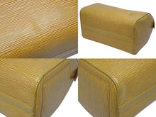 画像をギャラリービューアに読み込む, LOUIS VUITTON ルイヴィトン スピーディ25 ハンドバッグ ボストンバッグ M43019 エピレザー イエロー ゴールド金具 美品 中古 4b009538