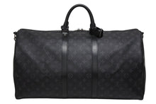 画像をギャラリービューアに読み込む, 新品同様 LOUIS VUITTON ルイヴィトン キーポル バンドリエール55 ボストンバッグ M40605 モノグラムエクリプス 中古 4b009540