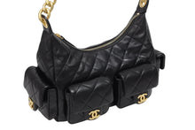 画像をギャラリービューアに読み込む, 新品同様 CHANEL シャネル ホーボー チェーンワンショルダーバッグ AS5339 ランダム番台 ココマーク ラムスキン マルチポケット 中古 4b009541