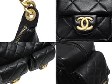 画像をギャラリービューアに読み込む, 新品同様 CHANEL シャネル ホーボー チェーンワンショルダーバッグ AS5339 ランダム番台 ココマーク ラムスキン マルチポケット 中古 4b009541