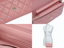 画像をギャラリービューアに読み込む, 極美品 CHANEL シャネル クラシック マトラッセ チェーンウォレット ショルダーバッグ ランダム番台 キャビアスキン ブラック 中古 4b009542