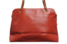 Load image into Gallery viewer, CHANEL シャネル チェーンショルダートートバッグ 3番台 キャビアスキン デカココマーク ココボール レッド ゴールド金具 美品 中古 4b009543