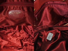 Load image into Gallery viewer, CHANEL シャネル チェーンショルダートートバッグ 3番台 キャビアスキン デカココマーク ココボール レッド ゴールド金具 美品 中古 4b009543
