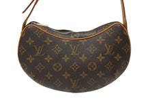 画像をギャラリービューアに読み込む, LOUIS VUITTON ルイヴィトン ワンショルダーバッグ ポシェットクロワッサン M51510 PVC ブラウン 美品 中古 4b009544