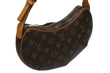 画像をギャラリービューアに読み込む, LOUIS VUITTON ルイヴィトン ワンショルダーバッグ ポシェットクロワッサン M51510 PVC ブラウン 美品 中古 4b009544