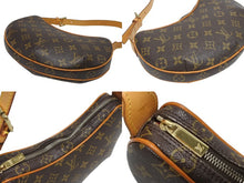 画像をギャラリービューアに読み込む, LOUIS VUITTON ルイヴィトン ワンショルダーバッグ ポシェットクロワッサン M51510 PVC ブラウン 美品 中古 4b009544